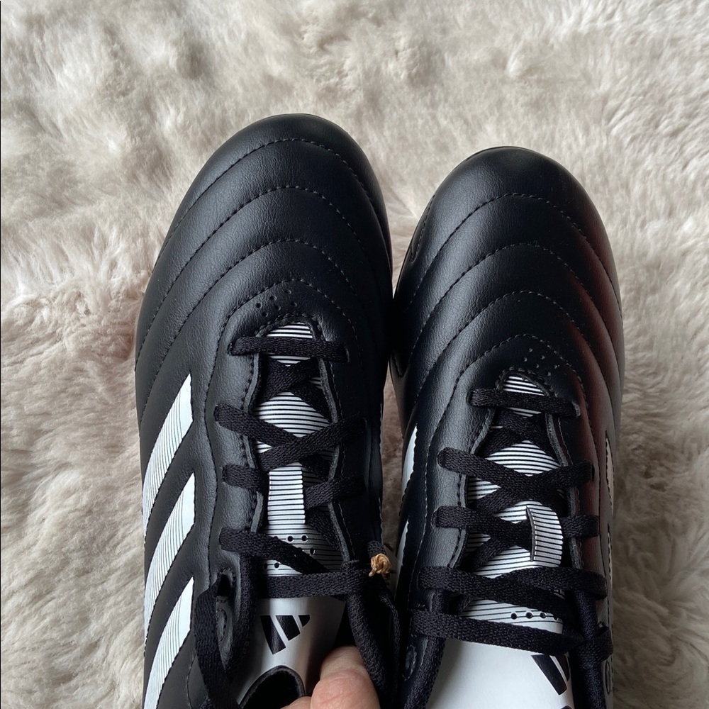 Adidas goletto VIII unisex soccer cleat shoe black white red women’s 8.5 men 7.5 - Picture 6 of 16